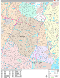 Mount Vernon Wall Map Premium Style 2026